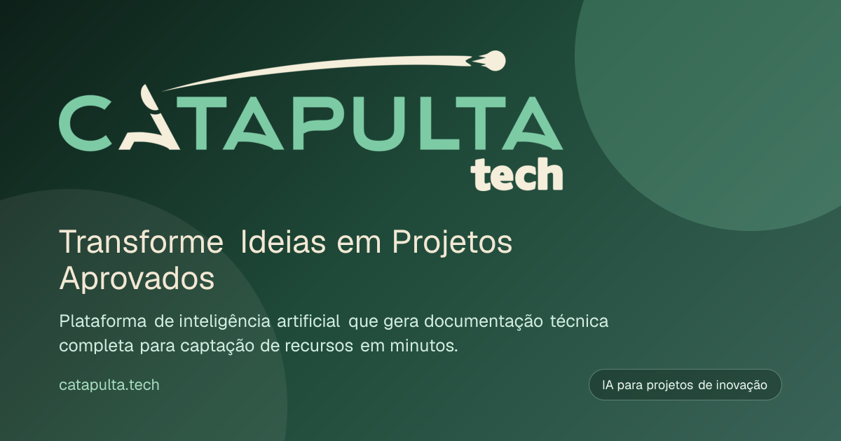 Catapulta — Tecnologia para acessar recursos subsidiados